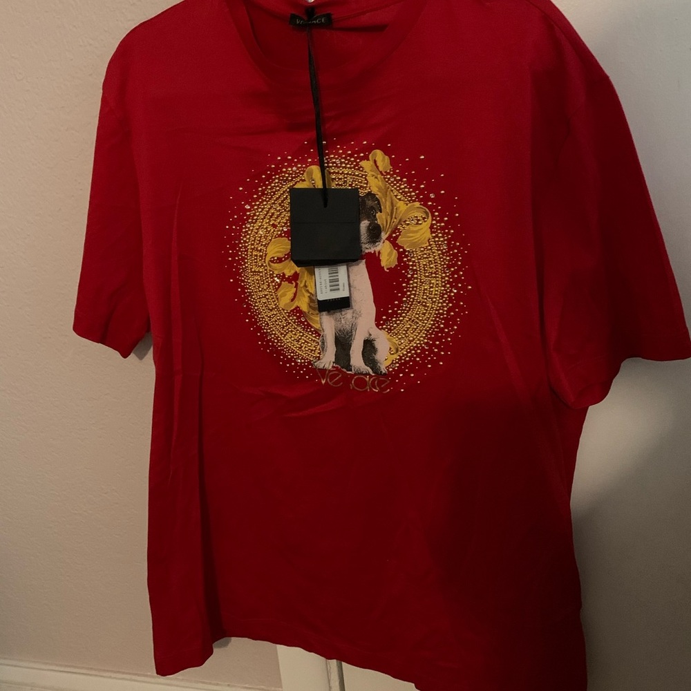 Men’s Red Versace T-shirt